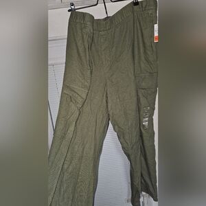 GAP Olive Green Wide Leg Pants